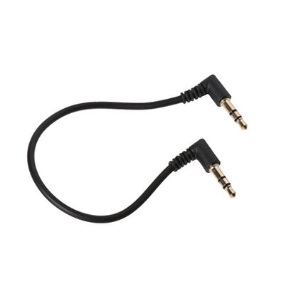 90 Degree Right Angled 3.5mm Male to Male Stereo Cable for Car AUX