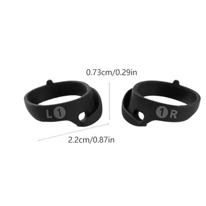 Ergonomic Silicone Earplug Stabilizer Rings for Dedicated 4th, Reduction Long-Wear Sweatproof Exercise Secure Silicone Ear Tip Fixing Band Sweatproof Earbuds Stabilizers - color: No. 2