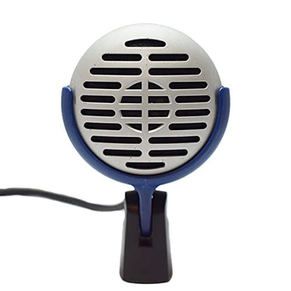 Ammo Clip 520 Bullet Mic Holder Compatible With Shure 520DX Green Bullet, Superlux D112/C and Other Similar Harmonica Microphones (Midnight Blue) - color: Midnight Blue