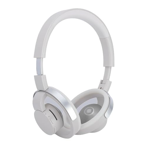 Over Ear Open Back Headphones Wireless BT 6.0 Gaming Headset with Microphones Dual Device Pairing, Breathable Lightweight Adjustable Slider for Music Gaming & Workouts