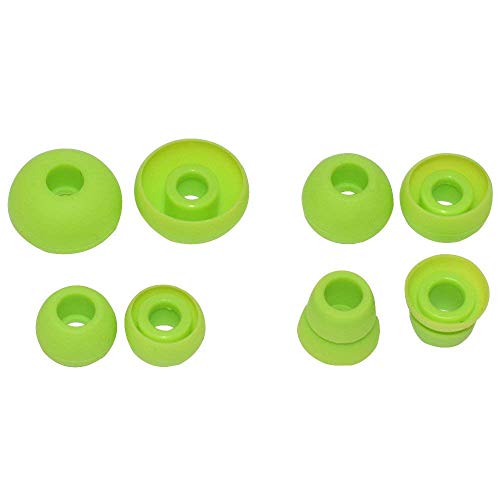 8pcs Alitutumao Replacement Earbuds Silicone Eartips Ear Buds Compatible with Powerbeats 2 Powerbeats2 Powerbeats 3 Wireless Beats by dr dre Headphones (Green) - color: Green