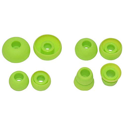 8pcs Alitutumao Replacement Earbuds Silicone Eartips Ear Buds Compatible with Powerbeats 2 Powerbeats2 Powerbeats 3 Wireless Beats by dr dre Headphones (Green) - color: Green
