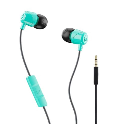 Skullcandy Jib Wired Earbuds with 3.5mm AUX Plug - Miami | 3.5mm Wired Earbuds, In-Ear Headphones, Noise Isolating Fit, In-Line Microphone Call and Track Control, Travel Ready - color: Miami, size: 1 Pack