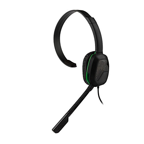 PDP Gaming LVL1 Wired Chat Headset With Noise Cancelling Microphone: Black - Xbox One - color: Black, style: Xbox One