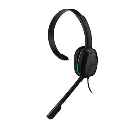PDP Gaming LVL1 Wired Chat Headset With Noise Cancelling Microphone: Black - Xbox One - color: Black, style: Xbox One