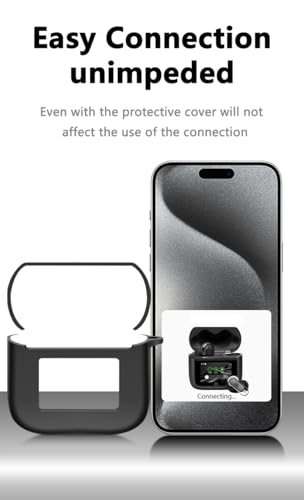 Protective Case Compatible with Tour Pro 3 and Charging Case Cover - Scratchproof, 360-Degree Shock Absorbing, Waterproof, and Drop-Proof with a Lanyard (White+Black) - color: White+Black
