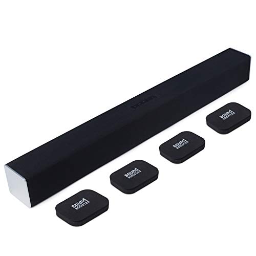 Isolation Pads for Soundbar - Anti Vibrations Foam Pads Feet (4Pack) 3.5'' x 2.5'' x 0.65'' Suitable for Most Soundbars - BarPads (Rectangle) - size: Rectangle