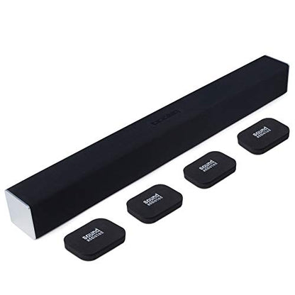 Isolation Pads for Soundbar - Anti Vibrations Foam Pads Feet (4Pack) 3.5'' x 2.5'' x 0.65'' Suitable for Most Soundbars - BarPads (Rectangle) - size: Rectangle