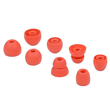 Replacement Eartips Silicone Earbuds Buds Set for Powerbeats Pro Beats Wireless Earphone Headphones,4 Pair (Red) - color: Red