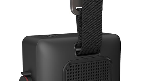LG xboom Mini by will.i.am Portable Outdoor Bluetooth Speaker, up to 10 Hours, IP67 Dust and Water Resistant, Adjustable Hanging Strap, Black