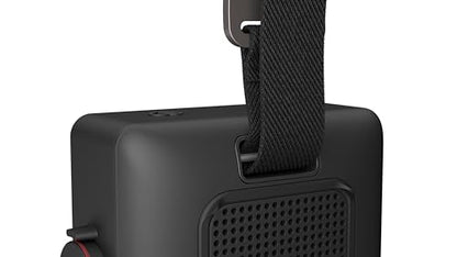 LG xboom Mini by will.i.am Portable Outdoor Bluetooth Speaker, up to 10 Hours, IP67 Dust and Water Resistant, Adjustable Hanging Strap, Black