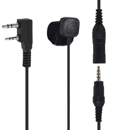 uv5r Helmet kit Radio Headset k1 2 pin Finger Ptt Push to Talk Full face Motorcycle handsfree earpiece for Baofeng Retevis Kenwood Walkie Talkie