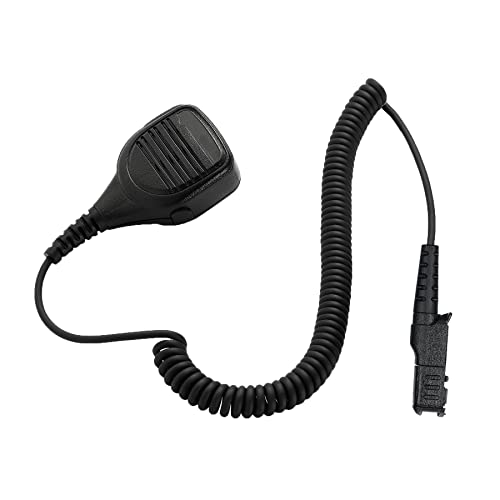 XPR 3500e Mic/Microphone, XPR 3000 3300 3300e 3500 Speaker Mic Compatible with Motorola Walkie Talkie, Radios Shoulder Lapel Mic【with 3.5mm Audio Jack】 - color: Motorola XPR 3500e Microphone