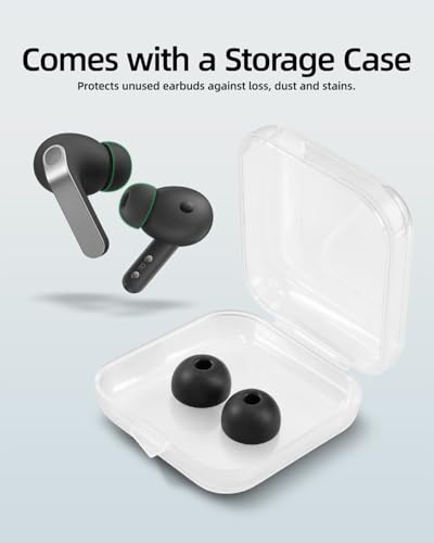 Memory Foam Earbud Tips for Samsung Galaxy Buds4 Pro/Buds3 Pro | 3 Pairs S/M/L Replacement Ear Tips with Case and Cleaning Pen, Comfort Noise Reduction, Fits Charging Case