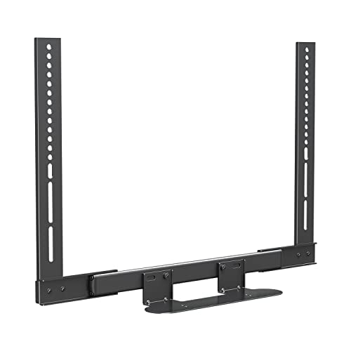 Mounting Dream Soundbar Mount with Easy Access Design for SONOS Beam, SoundBar Bracket with Sliding Block Fits TV up to VESA 600x400mm, Compatible with The Beam Constructed of Duty Aluminum Profile - size: Soundbar Mount for Sonos Beam