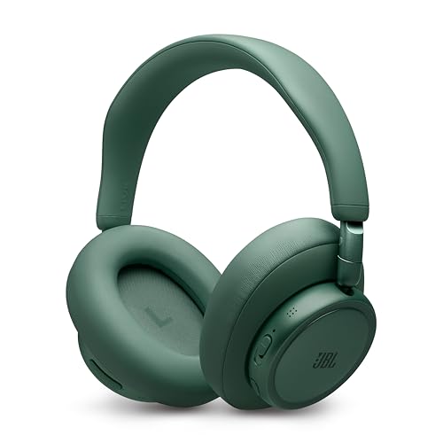JBL Live 780NC - Noise Cancelling Headphones - Green | JBL Signature Sound with Hi-Res Audio wired and wireless, True Adaptive Noise Cancelling 20, real time calibration - color: Green