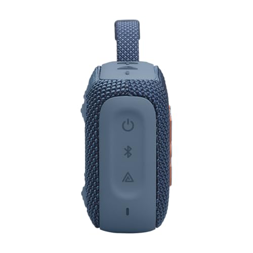 JBL Go 4 - Ultra-Portable Bluetooth Speaker - Blue | Ultra-portable JBL Pro Sound with punchier bass, Up to 7 hours of playtime plus 2 hours with Playtime Boost - color: Blue