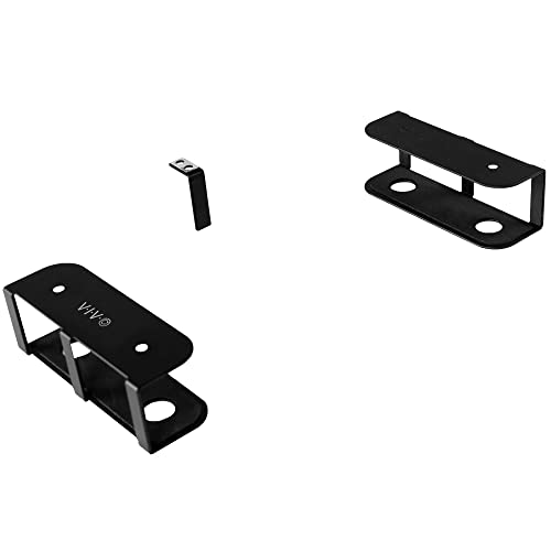 VIVO Universal Under Desk Laptop Storage Mount, Tablet Mounting Brackets, Under Table Hidden Docking Station Holder, Multimedia Device Bracket, 3 Parts, Mount-UDLS1