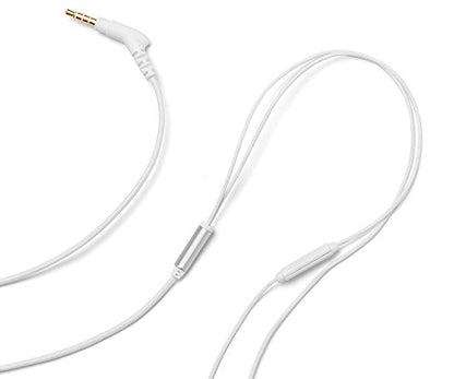 Symphonized ALN Premium Genuine Wood in-Ear Noise-isolating Headphones, Earbuds, Earphones with Mic (White) - color: White