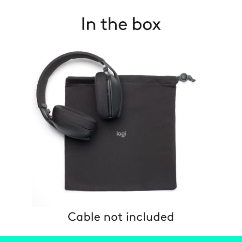 Logitech Zone Vibe 100 Lightweight Wireless Over Ear Headphones - Graphite - color: Graphite