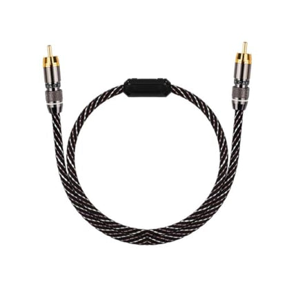 HiFi RCA Coaxial Audio Cable Hi-End RCA to RCA Male SPDlF Digital Coaxial Cable for DVD Projector TV Speaker Amplifier((=0.5m) - size: (=0.5m