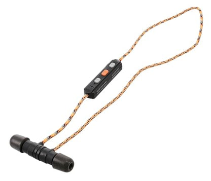 Walker's Flexible Bluetooth Neckband Headset 30 NRR Passive Hearing Protection Earbuds with 12" USB Charging Cable & EVA Carrying Case
