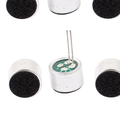 uxcell Electret Mic 9x7mm, 52dB, PCB Pins, 8Pcs, for MP3/MP4