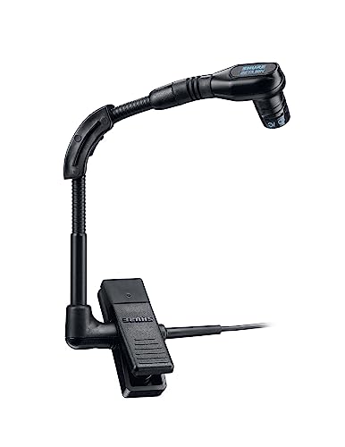 Shure BLX14R/B98 Rack-Mount Instrument Audio System H10 Band (542–572 MHz) – BLX4R Receiver, BLX1 Bodypack & BETA 98H/C Clip-On Mic for Brass, Woodwinds & Percussion, Up to 14 Hr Battery, 300 ft Range - style: Rack Mount