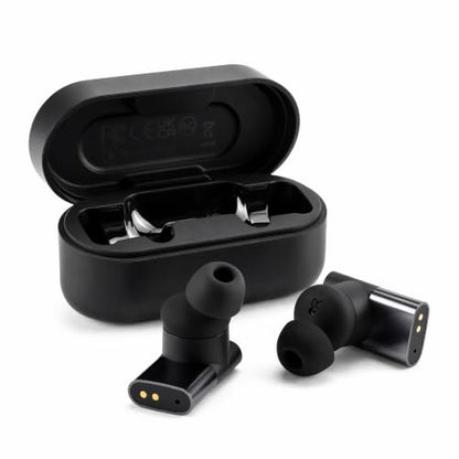 Replacement Ear Tips for Status Pro X, Between 3ANC, Between Pro | 9 Pairs, Black, S/M/L, Soft Silicone Eartips with Portable Storage Box
