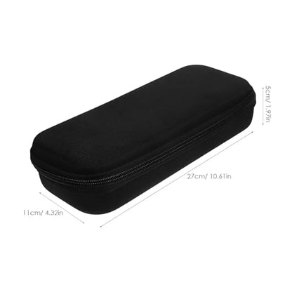 ULTECHNOVO Portable Handheld Microphone Carrying Case, Black Microphone Storage Bag with Padded Interior for Travel and Professional Use