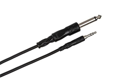 Hosa CMP-110 Mono Interconnect, 1/4 Inch TS to 3.5 mm TRS, 10 Feet - size: 10 Feet, style: 1/4