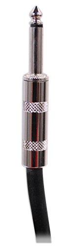Rockville RCXBN10 16 Gauge 1/4" to Banana Speaker Cable, 10 Foot, 100% Copper, High-Fidelity Audio, Durable PVC Jacket, Flexible, for Home Audio and DJ Setups | 16 AWG, Black PVC Jacket, Pro Audio, DJ/Live Sound/Studio, Low Noise, Flexible, ROHS Compliant