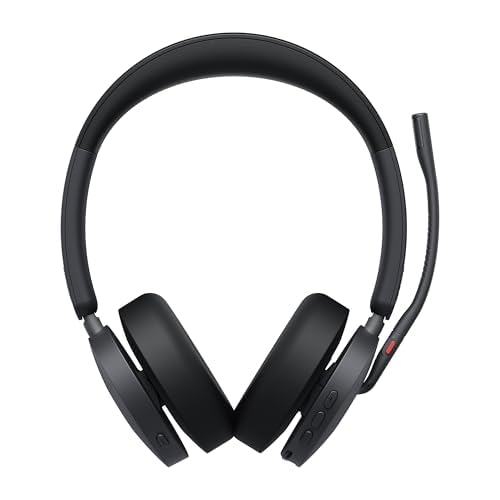 BH74 Yealink Headset Bluetooth Wireless On-ear, Teams/Zoom Certified, Compatible with Poly, Cisco, Avaya, Mitel phones, Acoustic Shield Mic & Hybrid ANC, Long Battery, Ideal for Office & Remote work - style: BH74-UC-MC