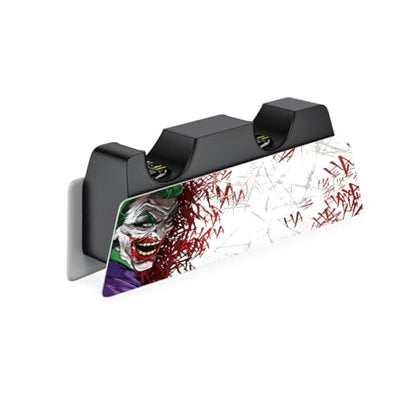 PlayVital Full Set Skin Decal for ps5 Console Digital Edition, Sticker Vinyl Decal Cover for ps5 Controller & Charging Station & Headset & Media Remote - Clown Hahaha - color: Clown Hahaha