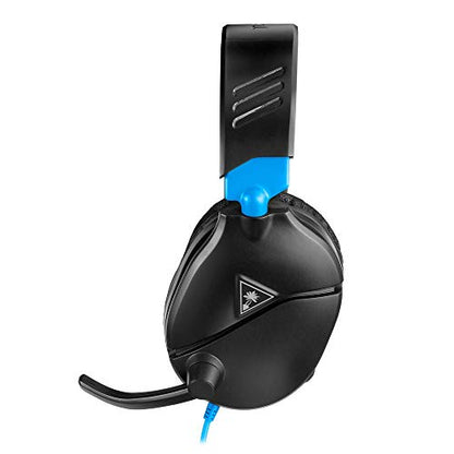 Turtle Beach Recon 70 Multiplatform Gaming Headset for PS5, PS4, Xbox Series X|S, Xbox One, PC & Mobile w/ 3.5mm Wired Connection - Flip-to-Mute Mic, 40mm Speakers, Lightweight Design, Black