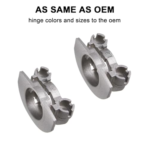 Hinge Swivels + U Shaped Metal Hinge Lock for Sony WH-1000XM4(Silver,L+R) | Durable WH-1000XM4 Replacement Parts Accessories Hinge Spins,As Same As OEM Repair Kit Set - color: Silver