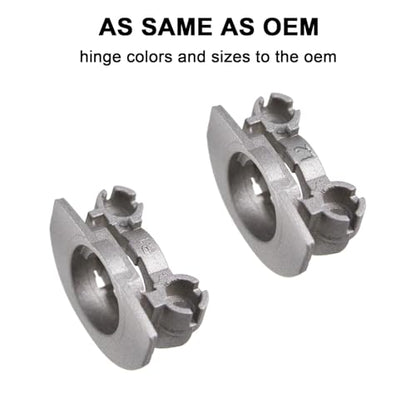 Hinge Swivels + U Shaped Metal Hinge Lock for Sony WH-1000XM4(Silver,L+R) | Durable WH-1000XM4 Replacement Parts Accessories Hinge Spins,As Same As OEM Repair Kit Set - color: Silver