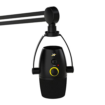 NEAT Microphones Neat Bumblebee II - Professional Cardioid Directional USB Condenser Microphone with 24 bit/96 kHz Digital Audio for Recording, Streaming, Podcasting, and Gaming - Black