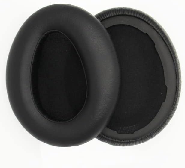 MDR-10RBT Ear Pad Replacement Repair Accessories Super Soft and Comfortable Resilient Ear pad Compatible with Sony MDR-10RBT MDR-10RNC MDR-10R Headphones (Black)