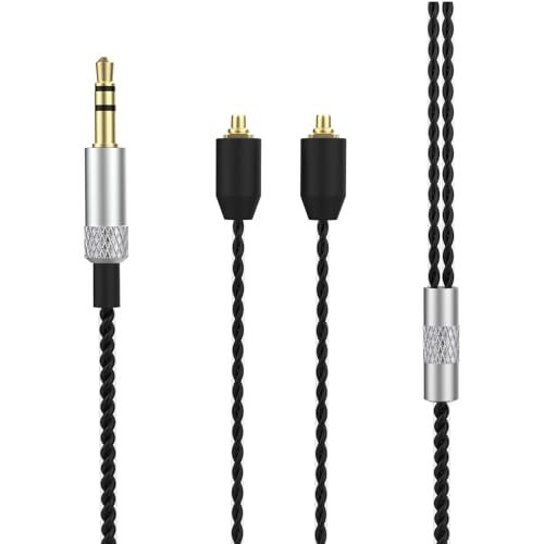 SE535 Replacement Cable Compatible with Shure SE215, SE215 Pro, SE315, SE425, SE425 Pro, SE535, SE846, AONIC 3, AONIC 4, AONIC 5 Earphones, for Linsoul 7HZ Timeless, TIN HiFi T4/T3/T2 Pro/P1 Earbuds