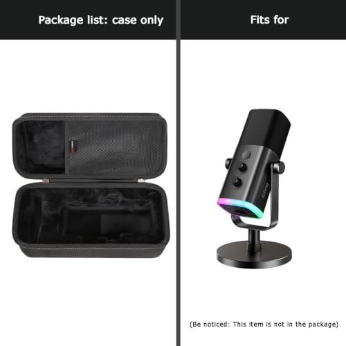 FBLFOBELI Hard Case for Rode NT1-A-MP/for Shure SM7B/for FIFINE XLR/USB AmpliGame AM8 Dynamic Microphone