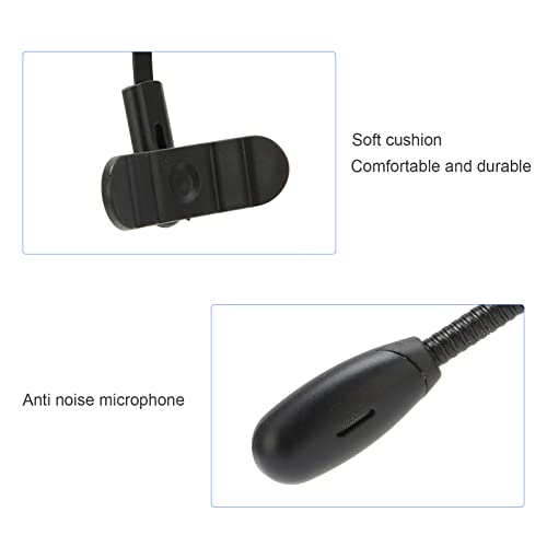 VBESTLIFE Office Bluetooth Headset with Mic, Bluetooth Trucker Headset, Noise Cancelling Trucker Bluetooth Headset, Support Noise Reduction, for Call Center,Home,Smartphones,PC