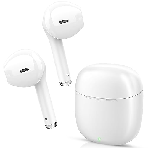 yobola Wireless Earbuds Super Lightweight Bluetooth Headphones Deep Bass | Comfortable Fit, Mini Wireless Earphones for Fitness, Clear Calls, Built-in Mic, 25H Playtime, Touch Control, IPX5 Waterproof