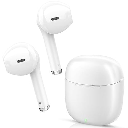 yobola Wireless Earbuds Super Lightweight Bluetooth Headphones Deep Bass | Comfortable Fit, Mini Wireless Earphones for Fitness, Clear Calls, Built-in Mic, 25H Playtime, Touch Control, IPX5 Waterproof