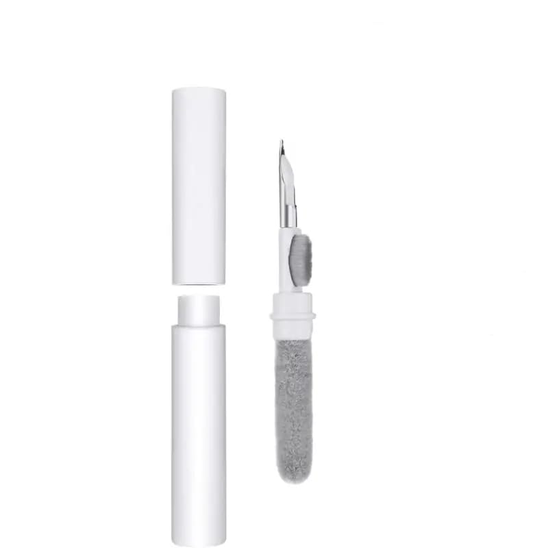 1PC Earbuds Cleaning Pen, 3in 1 Multifunction Cleaner Kit with Soft Brush for Wireless Earphones Headphones Charging Box Accessories, Computer, Keyboard, White - color: White