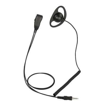 BDS15-Y2 D-Shape Style Earphone with PTT MIC for Motorola Vertex Standard VX-6E VX-120 FT-270R VX-7R FT-277R - size: 1 Piece