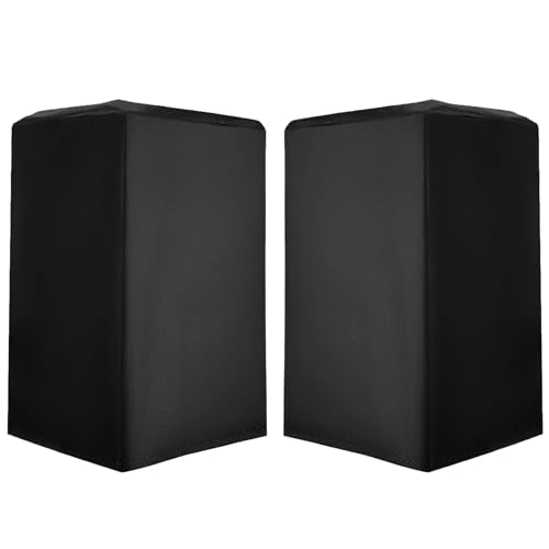 Musiin 15'' Outdoor Speaker Cover, Waterproof UV-Proof Oxford Cloth | Dust-Proof,Bottom Drawstring Fastening Design,Suitable for Upright PA/DJ Speaker Protection Cover(2 Packs)