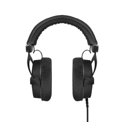 beyerdynamic DT 990 PRO Studio Headphones (250 Ohm, Black) | Open Back, Over Ear, Wired Professional Mixing, Music Production, Editing, Audiophile, Black Velour Ear Pads - color: Black (Limited Edition), size: 250 OHM