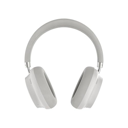 Raycon Essential Bluetooth Headphones - Over The Ear, Active Noise Cancelling Wireless Headphones + Awareness Mode, Bluetooth Headset with Mic, 50 Hours of Battery Life (White) - color: White