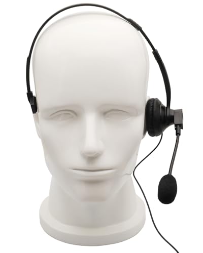 Over-Head Earpiece with Boom Mic VOX for Motorola MD200TPR MH230R MT350R MT352R MS355R MR355R Talkabout Walkie Talkie 1-pin